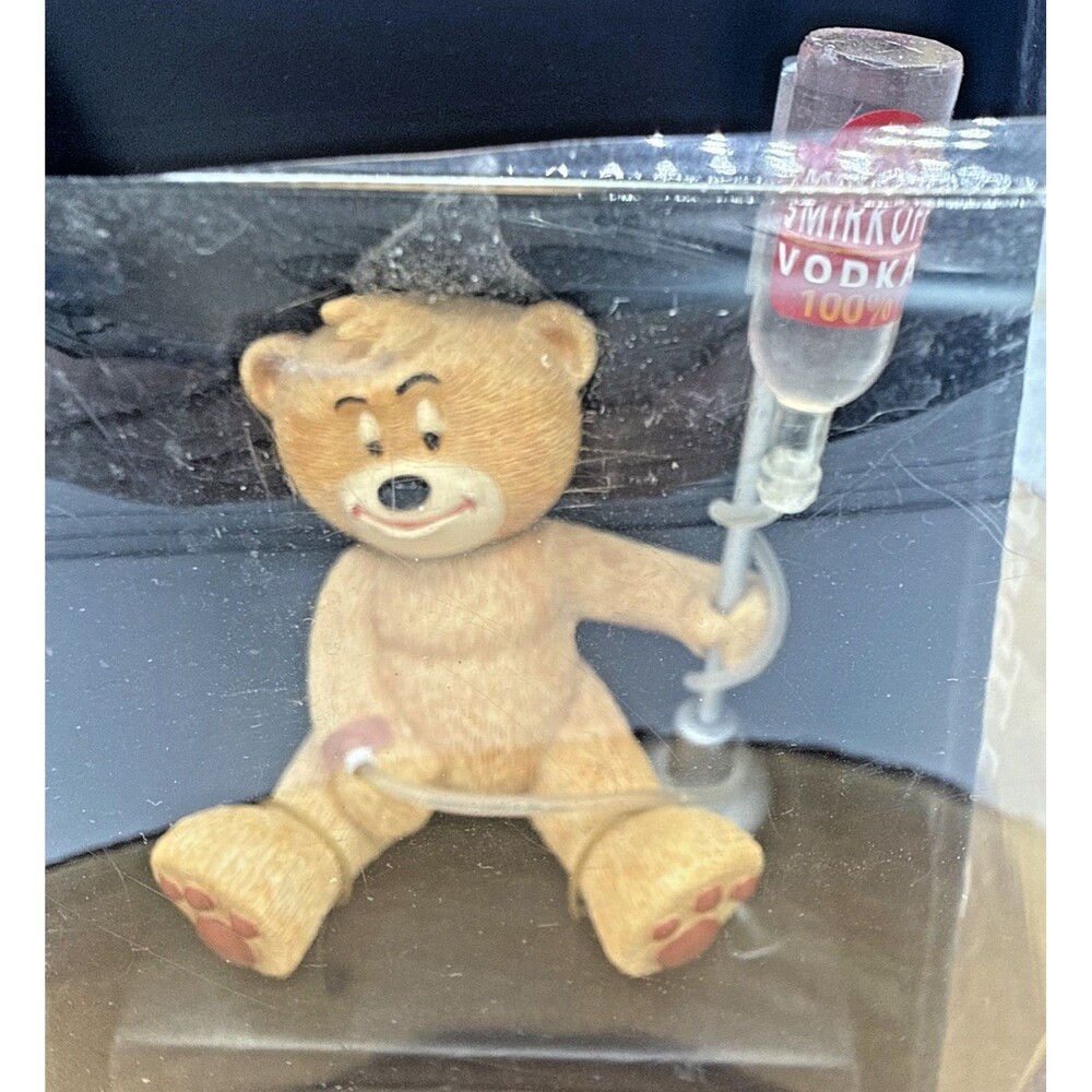 Vintage Bad Taste Bear Vladimir Vodka IV Collectible Figure Handpainted - Picture 4 of 13